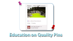 Education on Quality Pins